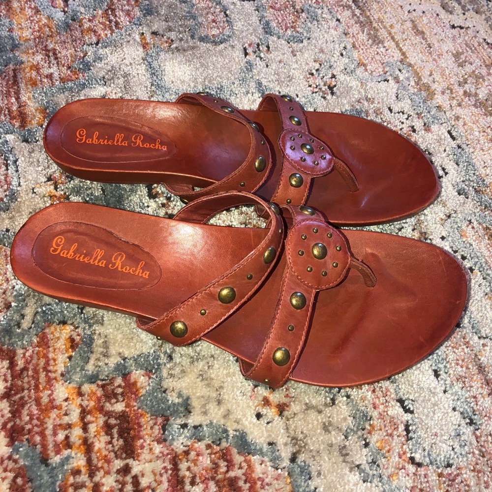 Gabriella Rocha Leather Sandals 9